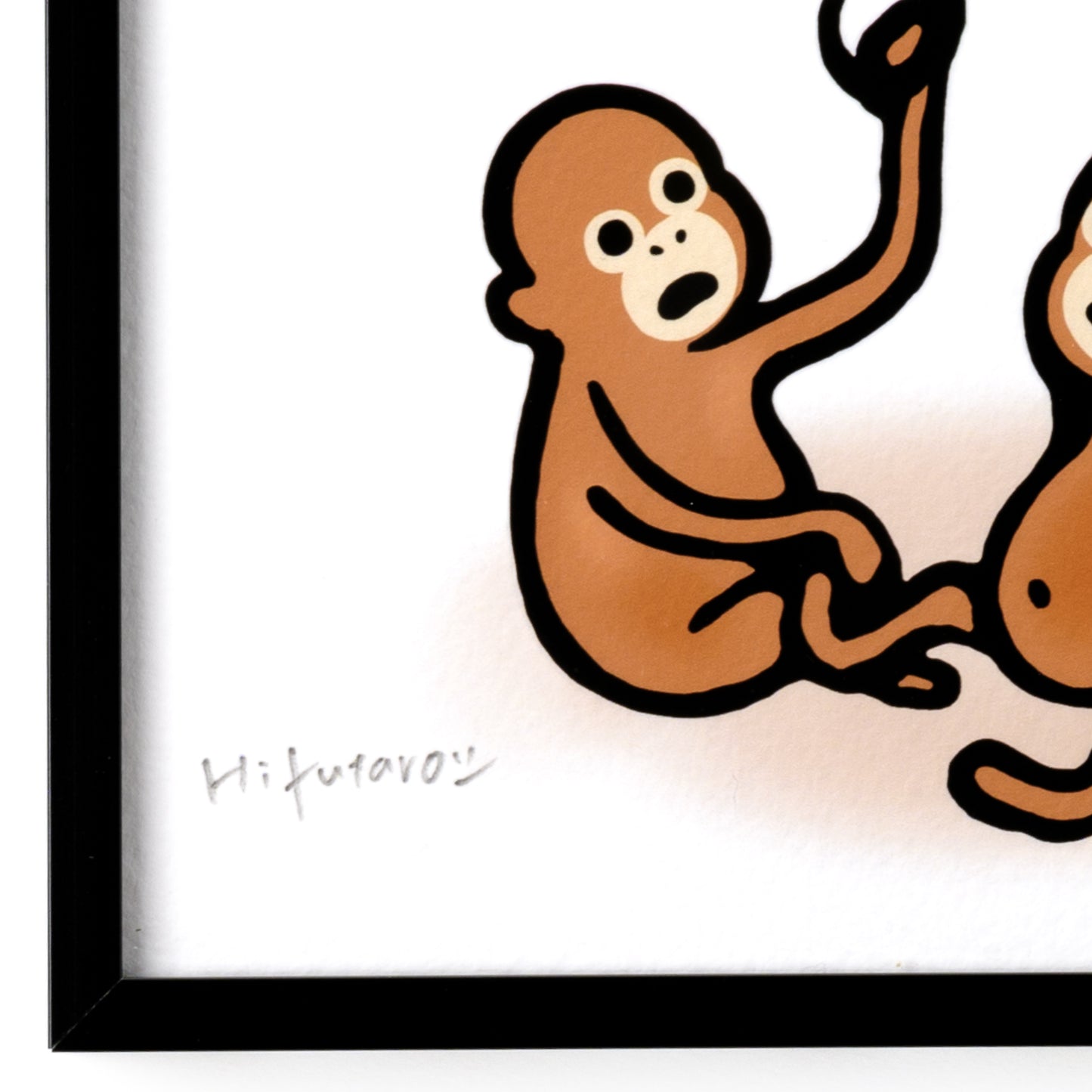 複製原画200角 "International Orangutan Day" 額付き/直筆サイン入り ※受注生産