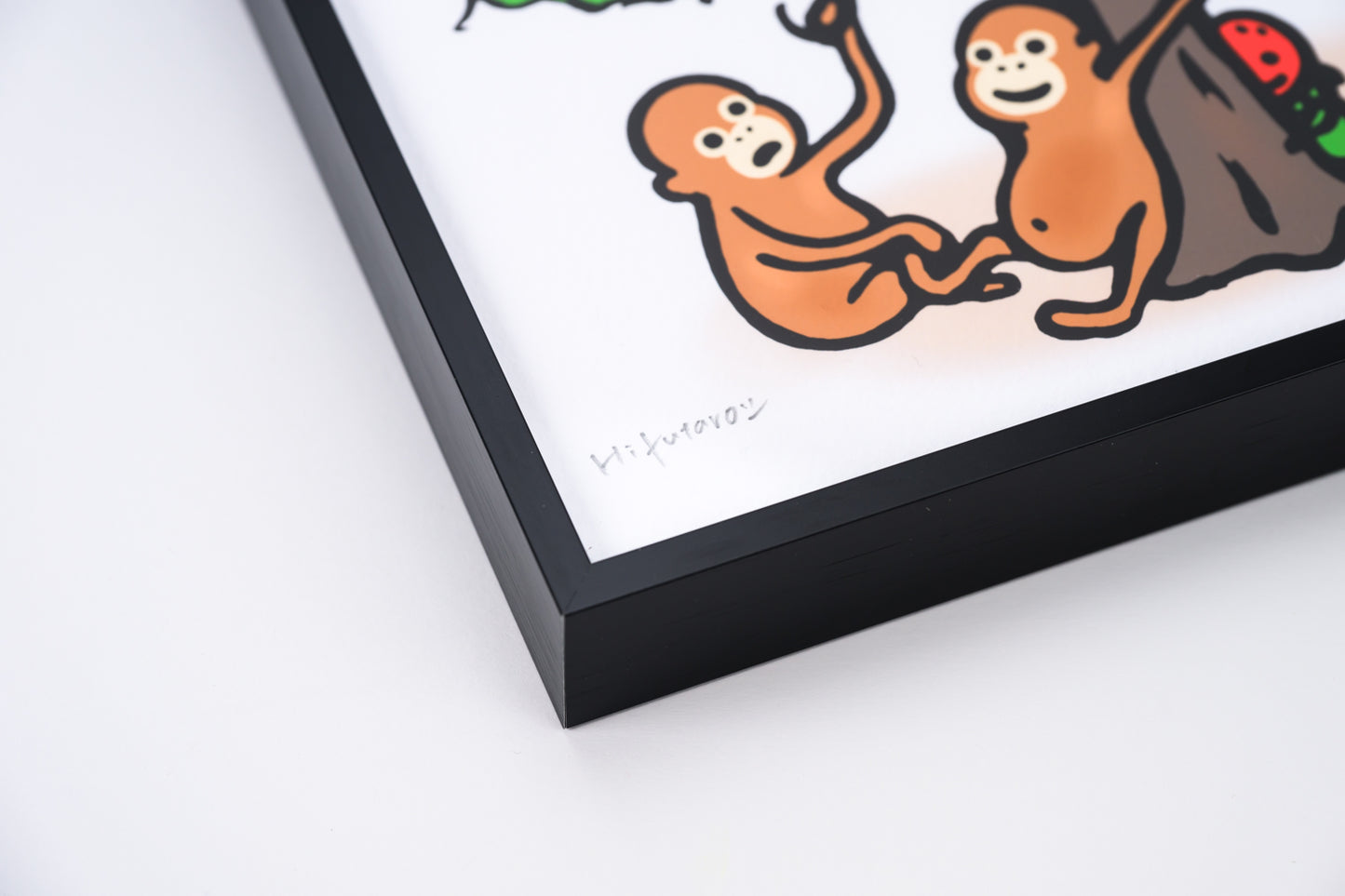 複製原画200角 "International Orangutan Day" 額付き/直筆サイン入り ※受注生産