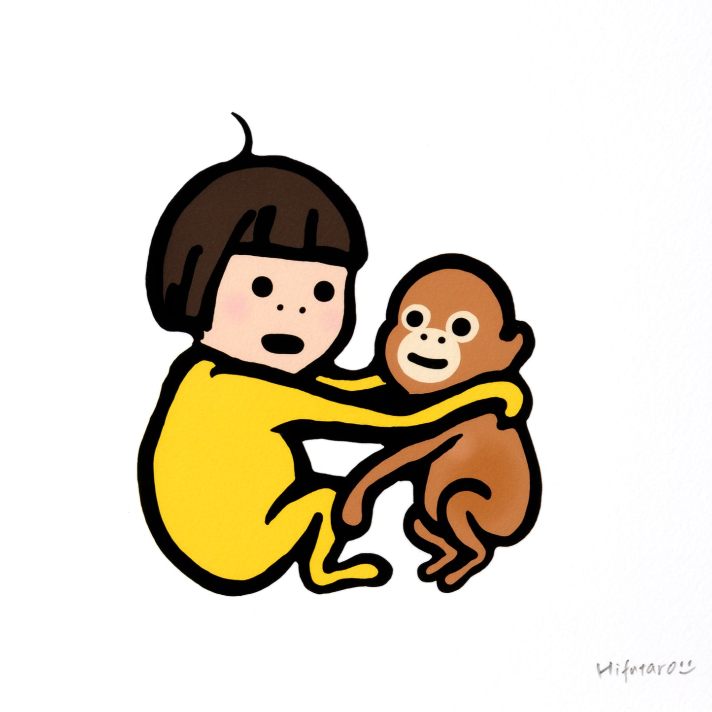 複製原画200角 "Precious" 額付き/直筆サイン入り ※受注生産