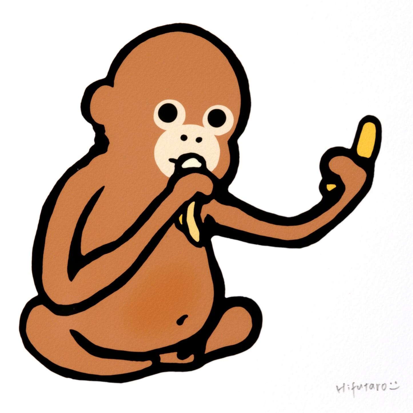 複製原画200角 "Generous baby" 額付き/直筆サイン入り ※受注生産