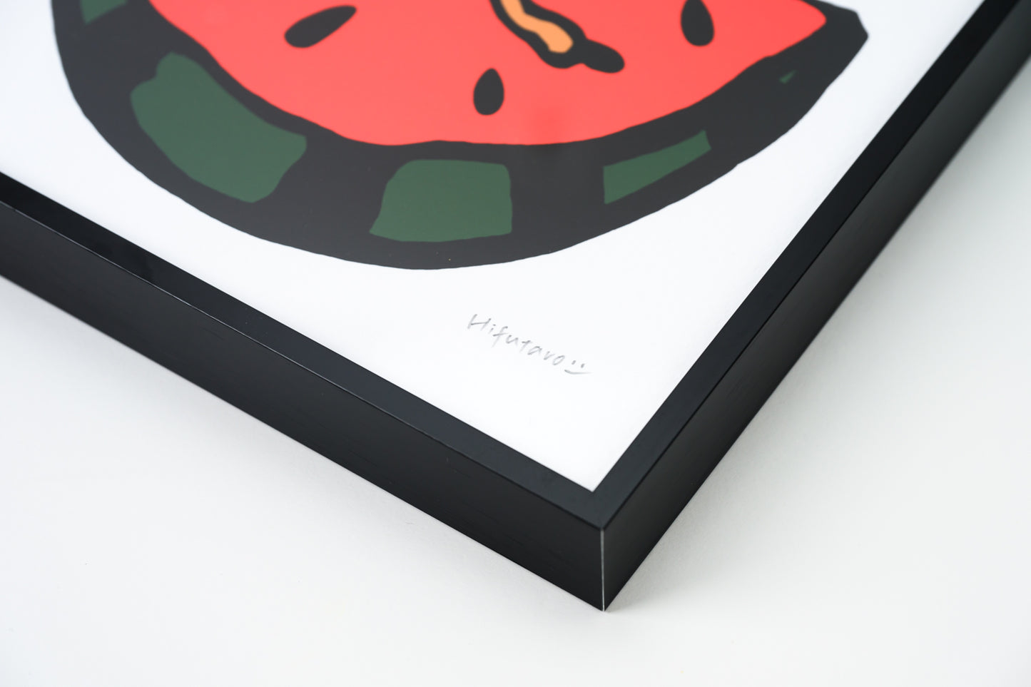 複製原画200角 "Watermelon" 額付き/直筆サイン入り ※受注生産