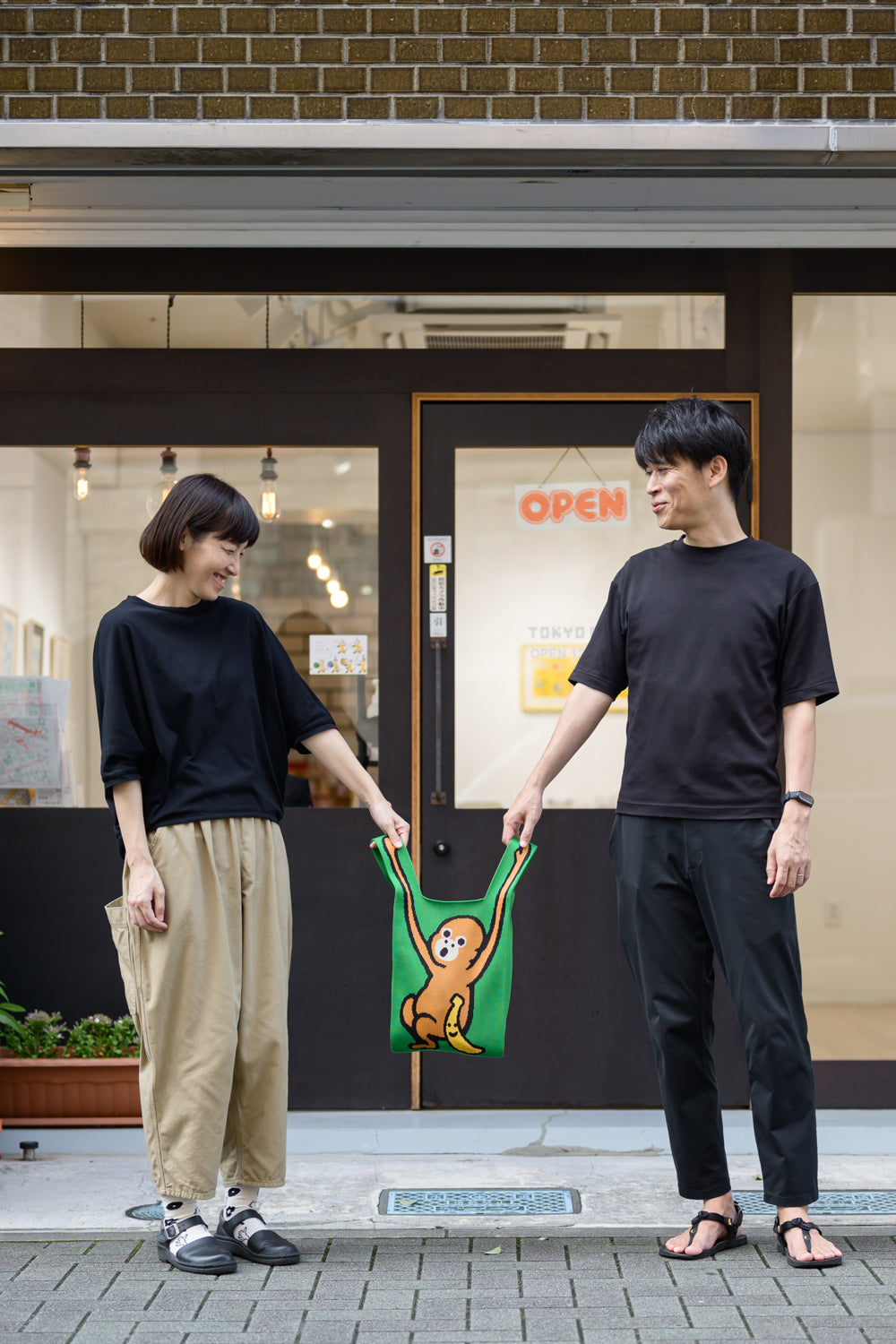 ニットマルシェバッグ "タミーバッグ"
