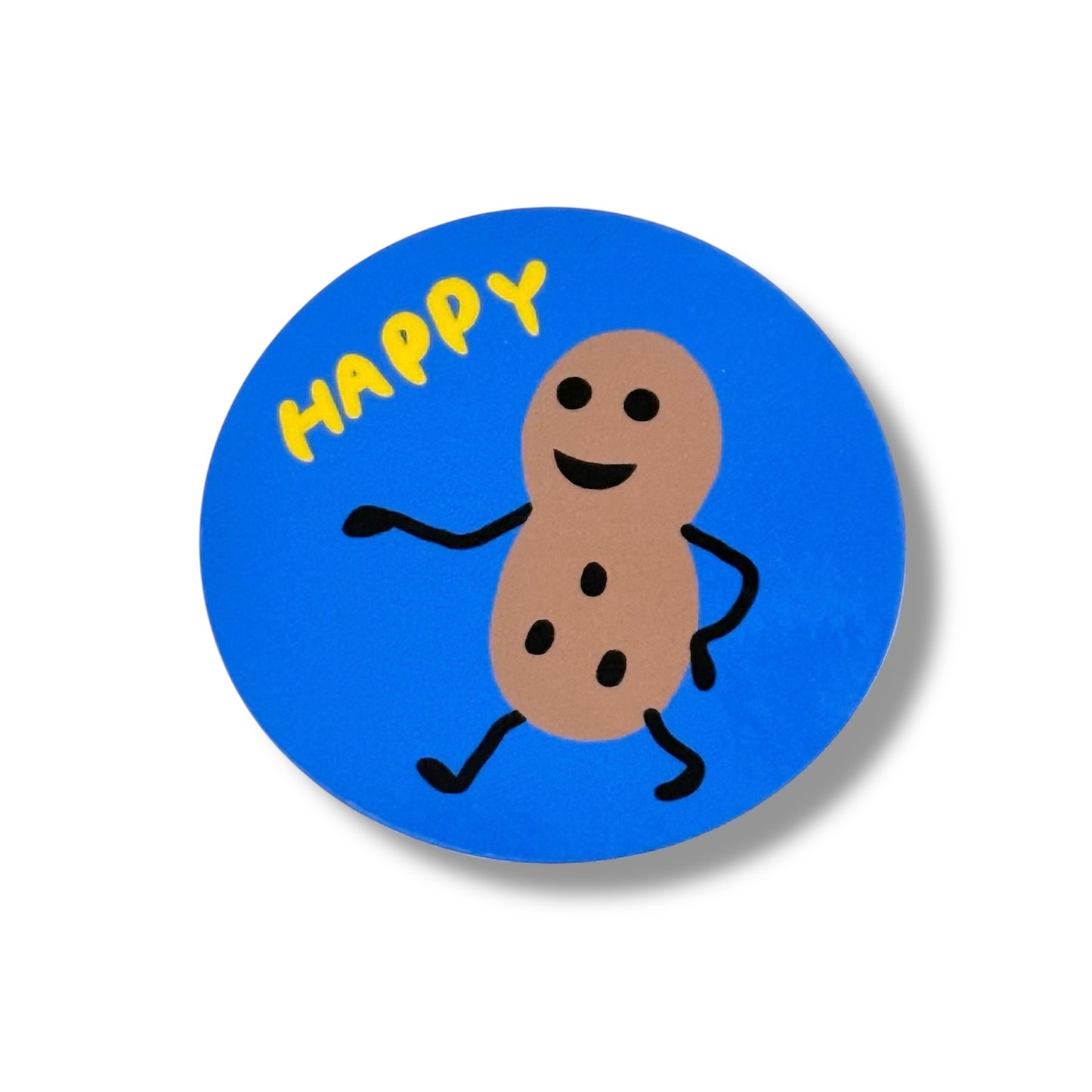 Round Sticker "HAPPY"