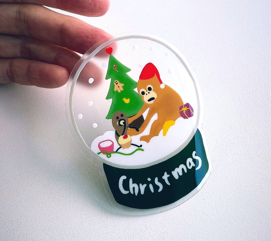 ステッカー ”スノードーム”