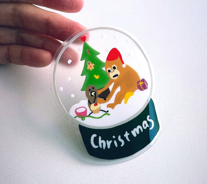 ステッカー ”スノードーム”