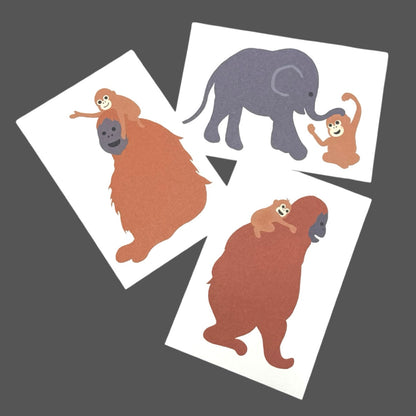 Postcard "Borneo friends"