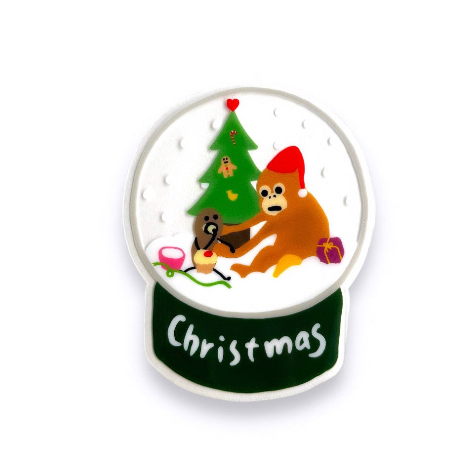 ステッカー ”スノードーム”
