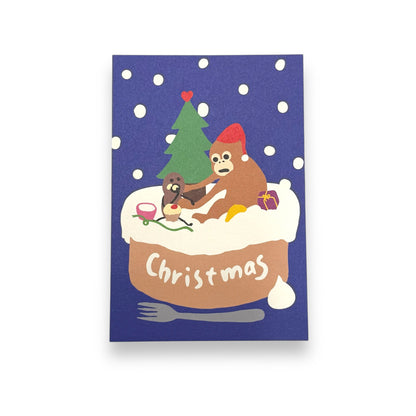 Postcard "Christmas cake"