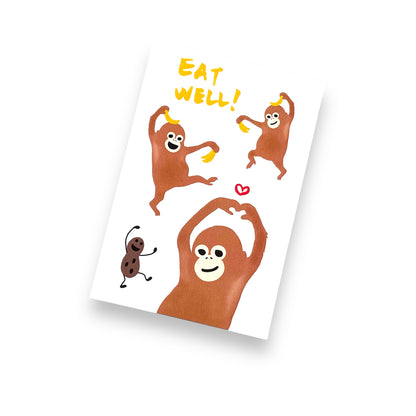 Postcard "Eat well!"