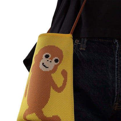 ニット おさんぽサコッシュ