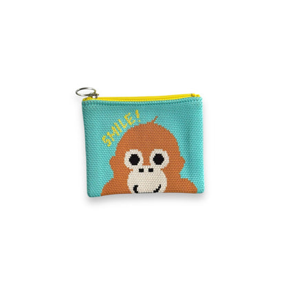 ニットスマイルポーチ(小)