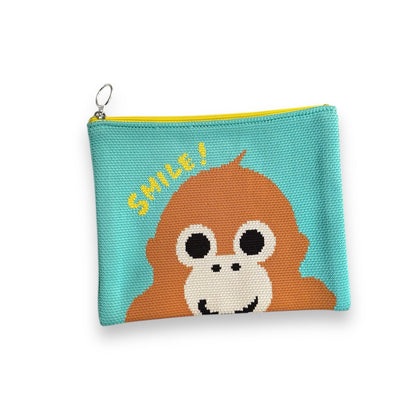 ニットスマイルポーチ(大)