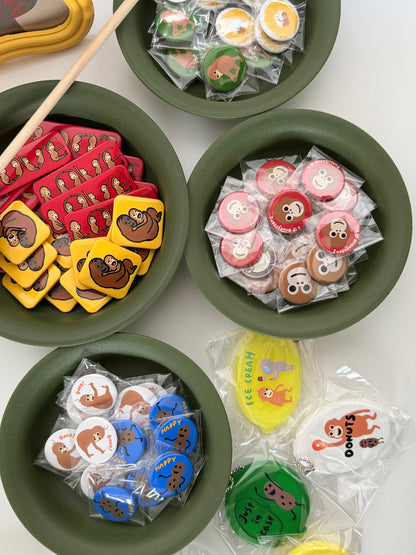 缶バッヂ　” I Love Orangutans”