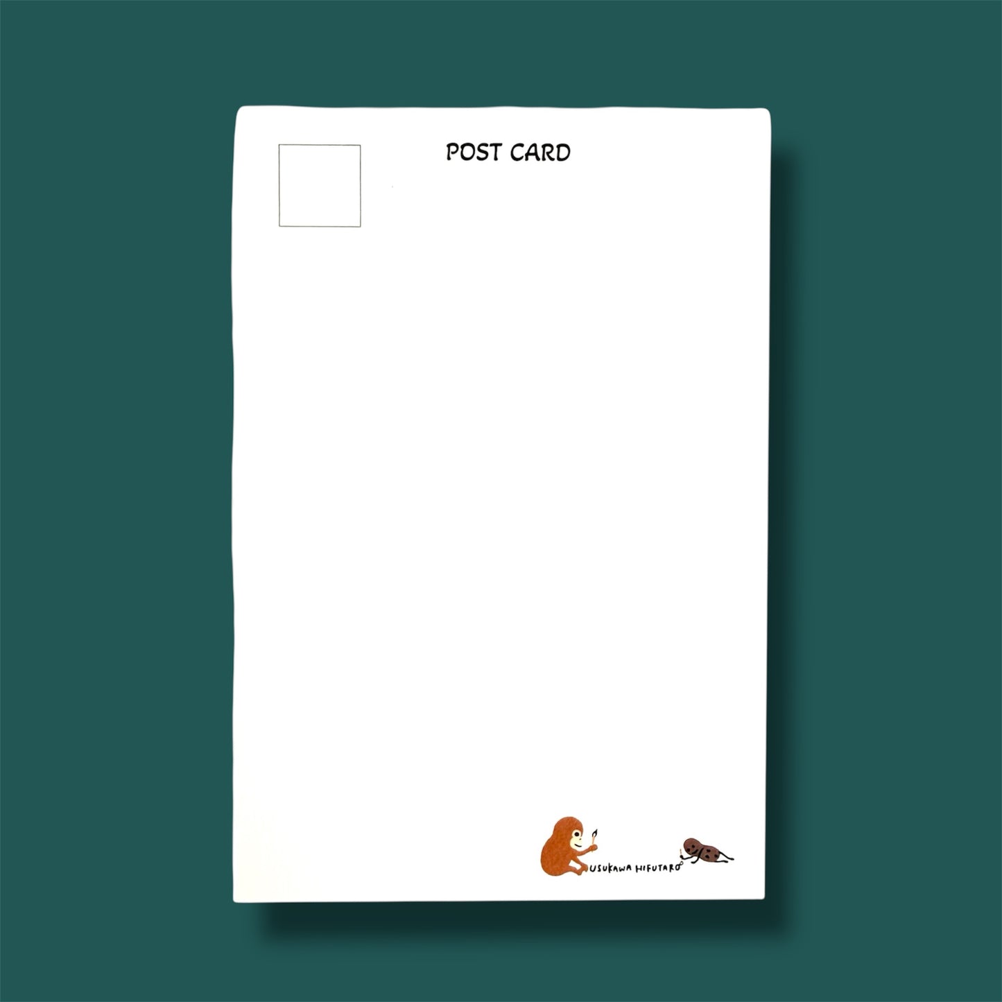 Postcard ”Green Frame" 