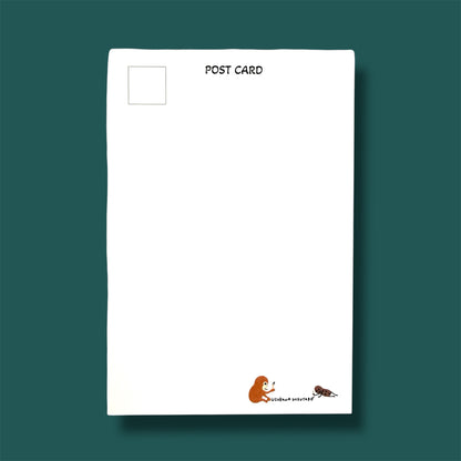 Postcard ”Green Frame" 