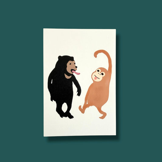 ポストカード ”マレーグマくんと”