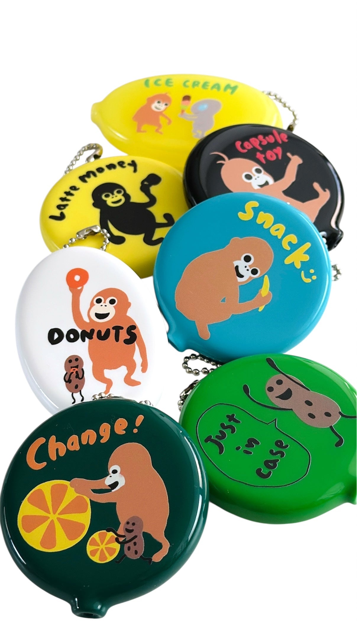 Rubber coin case "Snack"