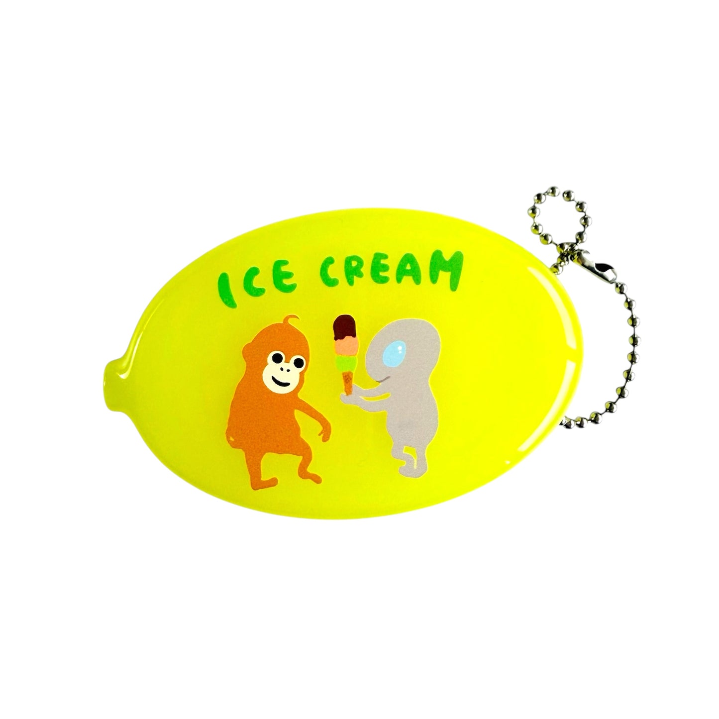 Rubber coin case "Ice cream"