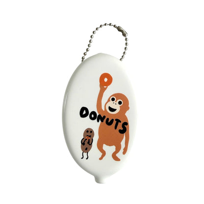 Rubber coin case "Donuts"
