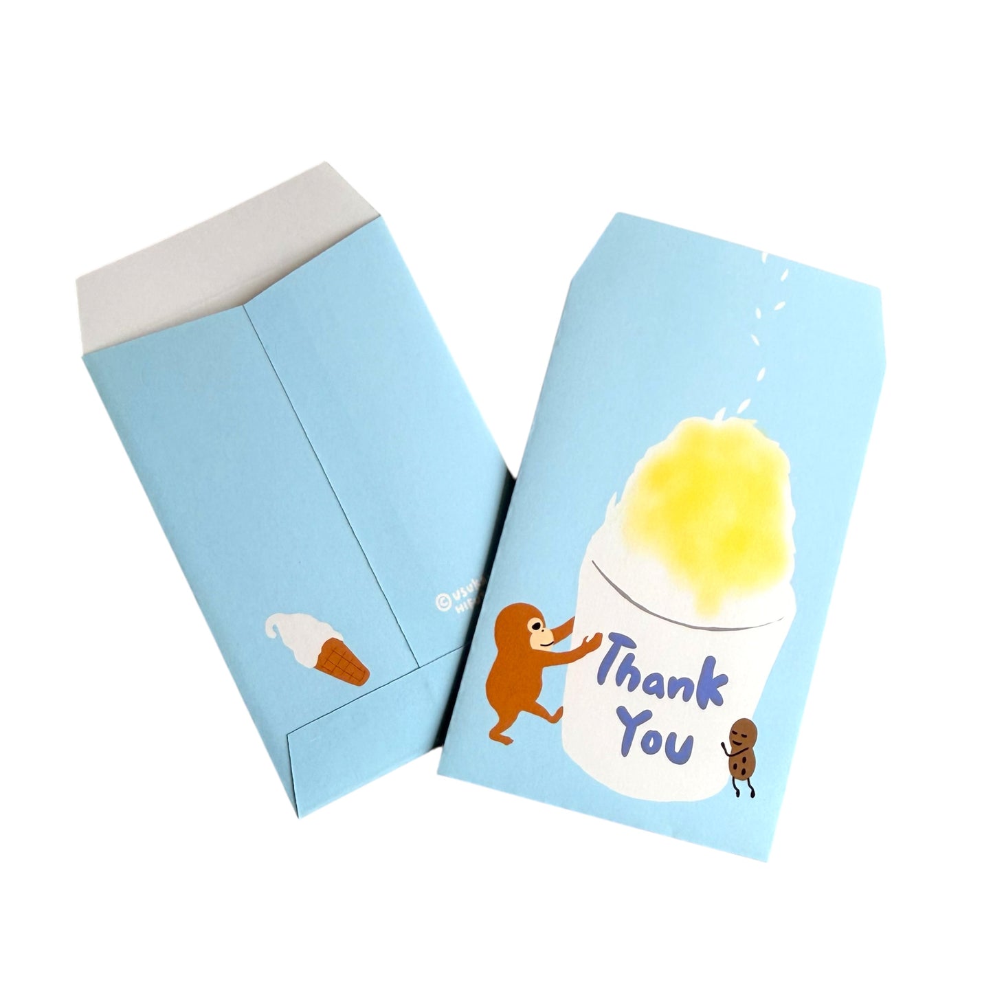 ポチ袋（3枚入り） Thank you かき氷