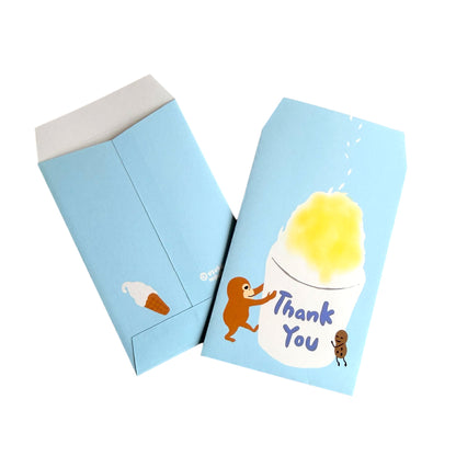 ポチ袋（3枚入り） Thank you かき氷