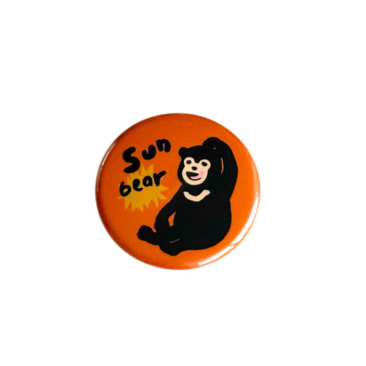 Button Badge "Sun bear"