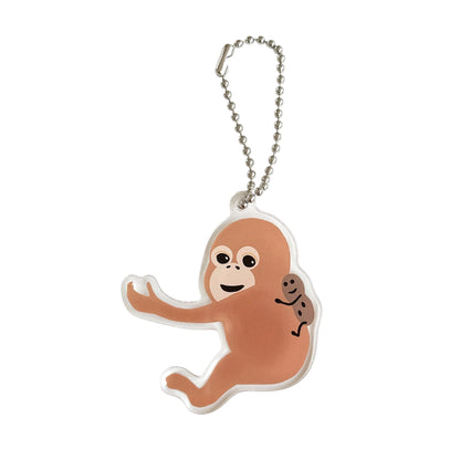 Acrylic Keychain "Climbing a Tree Together"