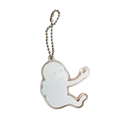 Acrylic Keychain "Climbing a Tree Together"