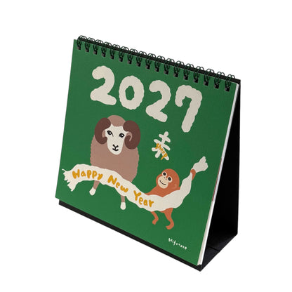 2027年 卓上カレンダー