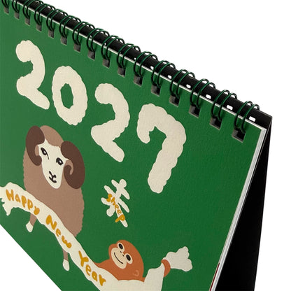 2027年 卓上カレンダー